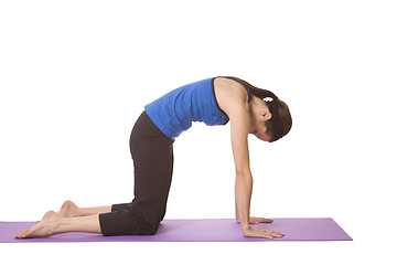 Image showing Woman in Yoga Position