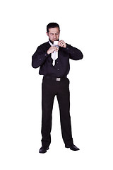 Image showing Businessman Dressing Up