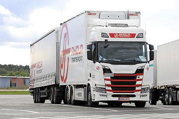Image showing Next Generation Scania R Parked on Truck Stop