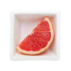 Image showing Slice of grapefruit