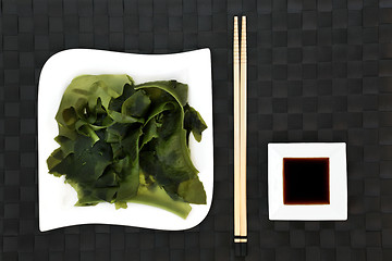 Image showing Wakame Seaweed Health Food