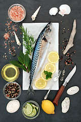 Image showing Mackerel Fish for Healthy Eating