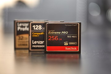 Image showing CF memory cards