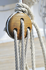 Image showing Sailboat detail