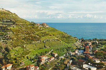 Image showing Mediterranean coastal landscape