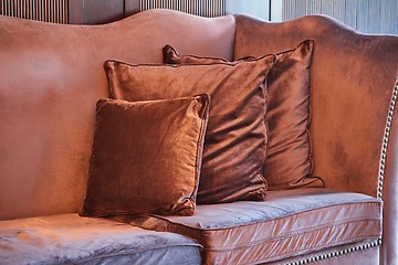 Image showing Luxurious vintage sofa