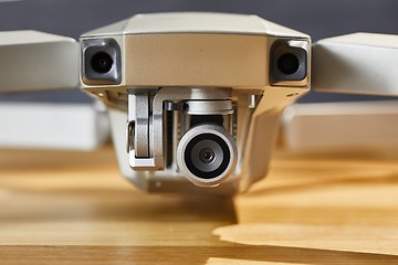 Image showing Drone camera closeup