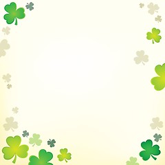 Image showing Three leaf clover theme 1