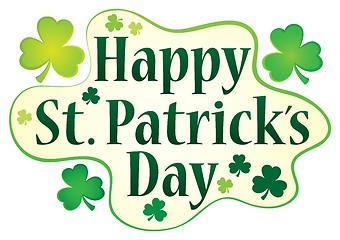 Image showing Happy St Patricks Day theme 1