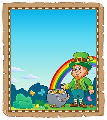 Image showing Leprechaun theme parchment 2