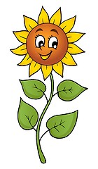 Image showing Happy sunflower theme image 1