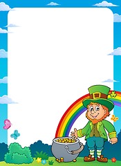 Image showing Leprechaun theme frame 1