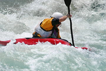 Image showing Battling the Rapids