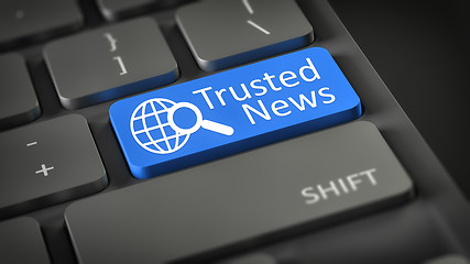 Image showing computer keyboard Trusted News