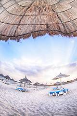 Image showing sunny tunisian beach