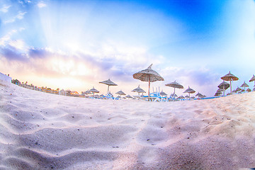 Image showing sunny tunisian beach