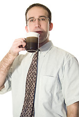 Image showing Coffee Break at Work