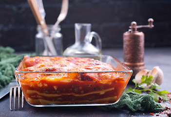 Image showing lasagna