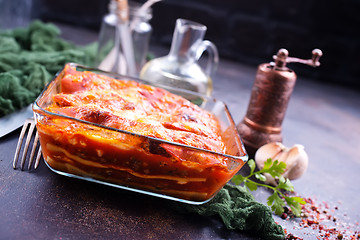 Image showing lasagna