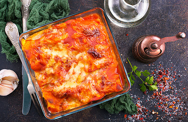 Image showing lasagna