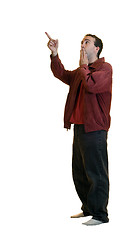 Image showing Man Pointing