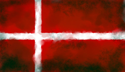 Image showing flag of denmark