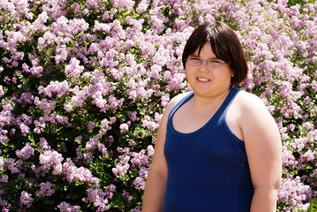 Image showing Flower Girl