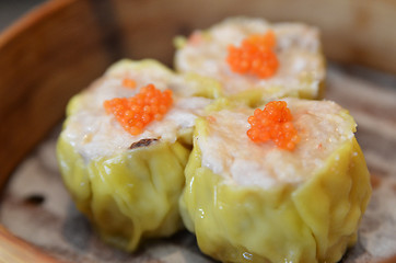 Image showing Famous dim sum, Siew Mai