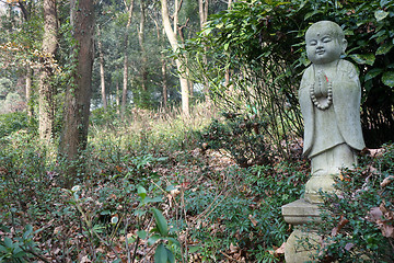 Image showing Statue of a cute little Buddha