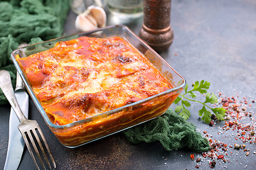 Image showing lasagna