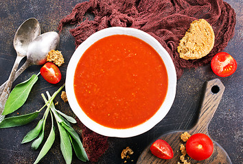 Image showing tomato soup