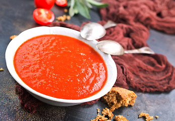 Image showing tomato soup