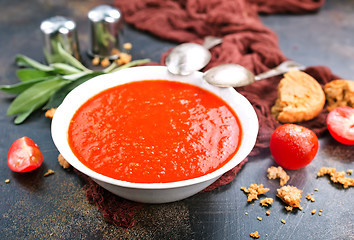 Image showing tomato soup