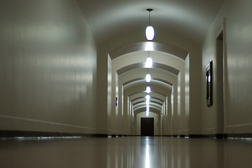 Image showing Empty Hallway