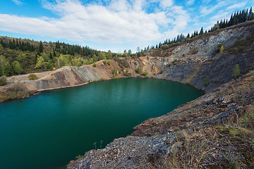 Image showing Blue lake in Altai