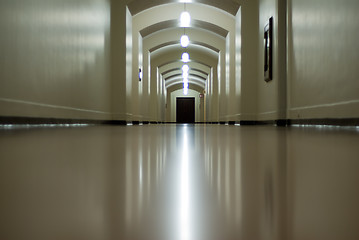 Image showing Glossy Hallway