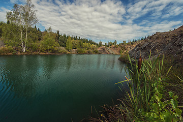 Image showing Blue lake in Altai