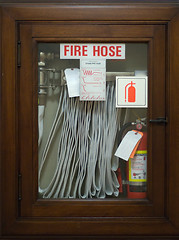 Image showing Emergency Fire Hose