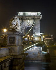 Image showing Széchenyi Lanchíd (Chain Bridge)