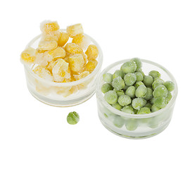 Image showing Corn and peas