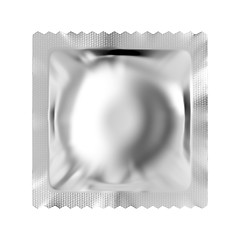 Image showing Blank condom packaging 