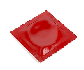 Image showing Condom on white background 