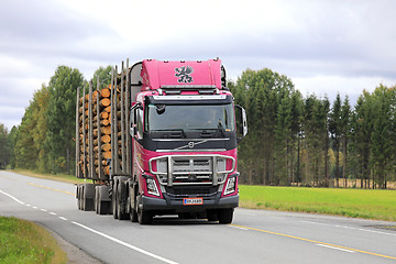 Image showing Customized Volvo FH16 Timber Transport 