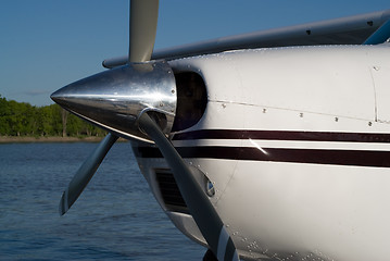 Image showing Closeup Plane Propeller