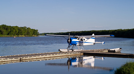 Image showing Docked Plane