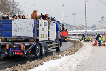 Image showing Penkkarit The Last Schoolday Celebration