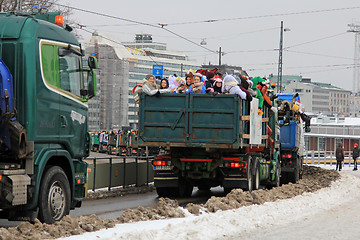 Image showing Penkkarit The Last Schoolday Celebration