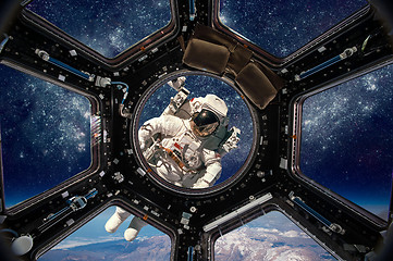 Image showing Astronaut in outer space