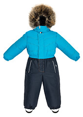 Image showing Childrens snowsuit fall