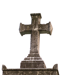 Image showing Isolated Stone Cross